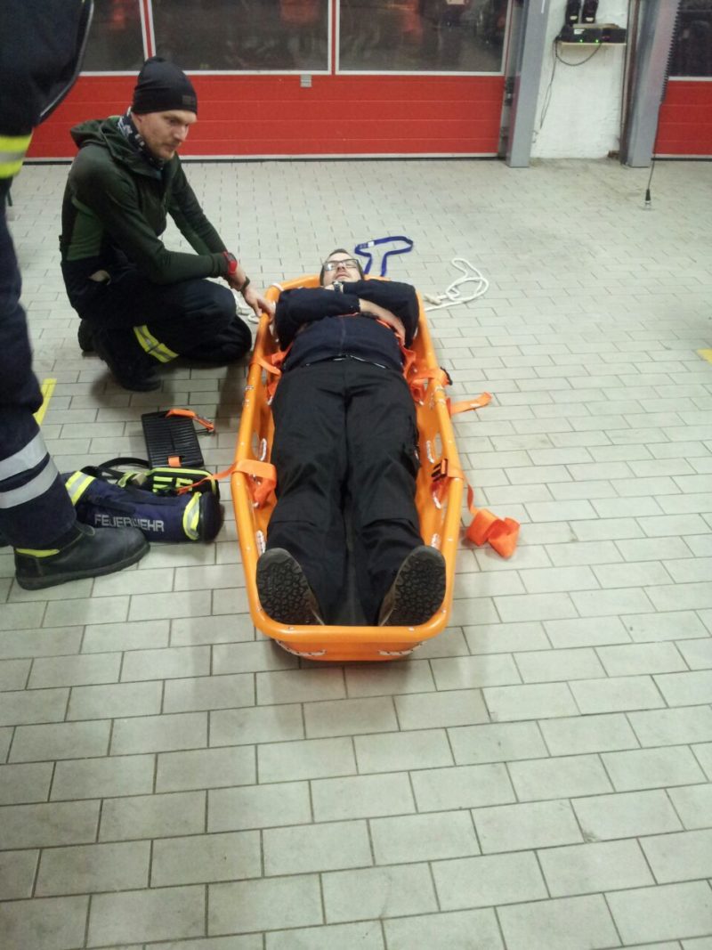 Weihnachtsdienst der aktiven Wehr