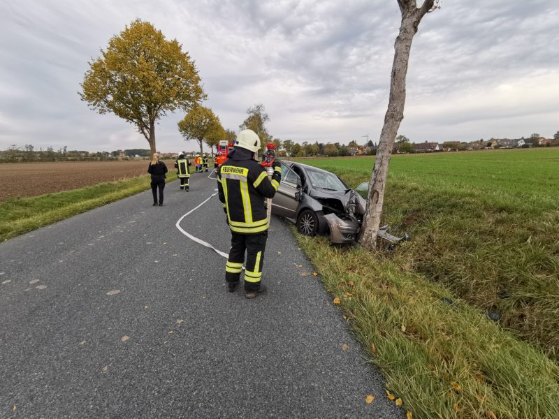 H1 – Verkehrsunfall mit eingeklemmter Person (13-2020)